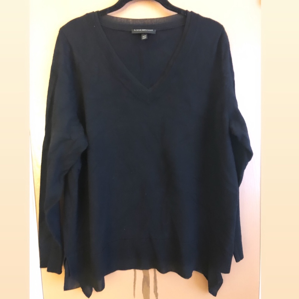 Lane Bryant Vneck Faux lining sweater
